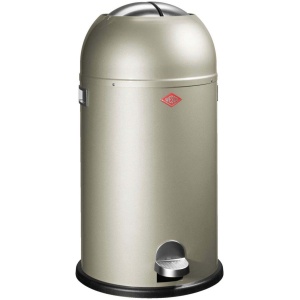 Wesco Kickmaster Pedaalemmer - 33 liter - Nieuw zilver