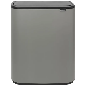Brabantia Bo Touch Bin 2 x 30 Liter Mineral Concrete Grey