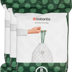 Brabantia PerfectFit Set van 3 - Vuilniszak dispenser pack - Code R - 36L - 3x 40 stuks
