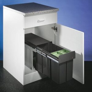 Afvalemmer Wesco Bio Double Master - 8 + 16 l - Grijs