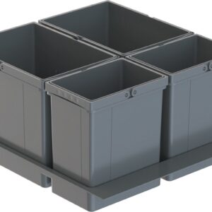 Wesco - Pullboy Versa - Afvalbak inbouw - 44 liter - voor bestaande lade 60cm