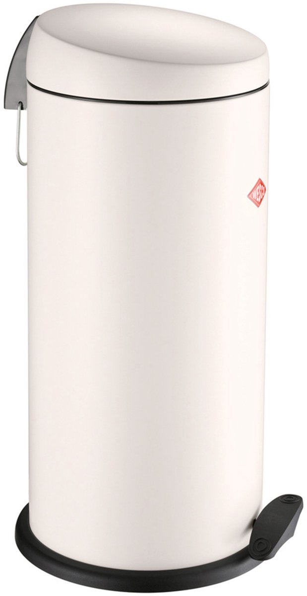 WESCO Capboy Maxi Prullenbak | Pedaalemmer | 22 Liter | Metaal - Mat zand | Afvalemmer - Made in Germany