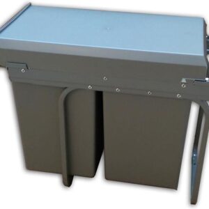 Wesco Double Inbouw Prullenbak - 2 x 15 l