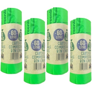 60 Liter Composteerbare Vuilniszakken voor GFT-afval - Lekvrij en Sterk