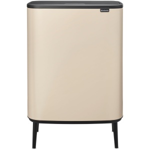 Brabantia Bo Touch Bin Hi Prullenbak - 60 liter - 1 vak - Soft Beige