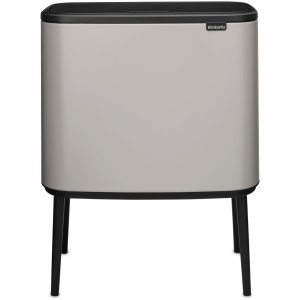 Brabantia Bo Touch Bin Prullenbak - 11 + 23 liter - Soft Grey