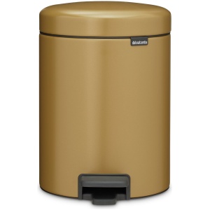 Brabantia NewIcon Prullenbak - 5 liter - Warm Gold