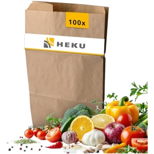 Composteerbare Bio Afvalzakken 10 Liter Papier 100 stuks - Stevig en Natbestendig