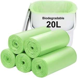 Composteerbare Biologisch Afbreekbare Vuilniszakken 20L - Sterk en Duurzaam