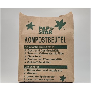 Papieren Vuilniszakken 10 Liter | 50 Zakken | 36x35 cm - Papieren Zakjes, Papieren Afvalzak, Composteerbare Afvalzakjes, Papieren Vuilniszakken 10 Liter, Papieren Vuilniszak, Kleine GFT Zakjes