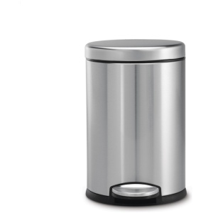 Simplehuman Prullenbak - 4,5 l - Zilver - RVS