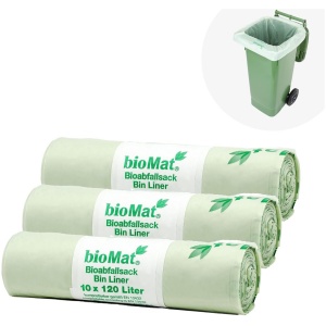 120 Liter Composteerbare Afvalzakken voor Groente-, Fruit- en Tuinafval (30 stuks)