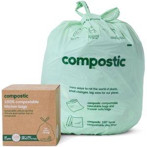 Composteerbare vuilniszakken 13 gallon 100 zakken